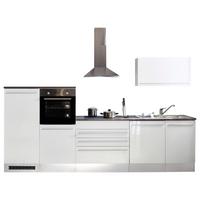 Moderen Kuhinjski Blok Brez Aparatov Welcome Jazz, Bela - bela/visoki sijaj, Konvencionalno, leseni material (320cm) - Modern Living