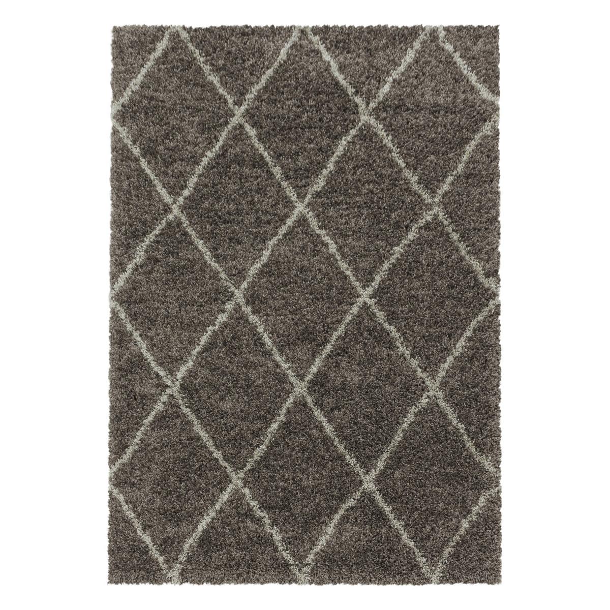 Hochflorteppich Alvor Taupe ca. 280x370cm - Taupe, Basics, Textil (280/370cm)