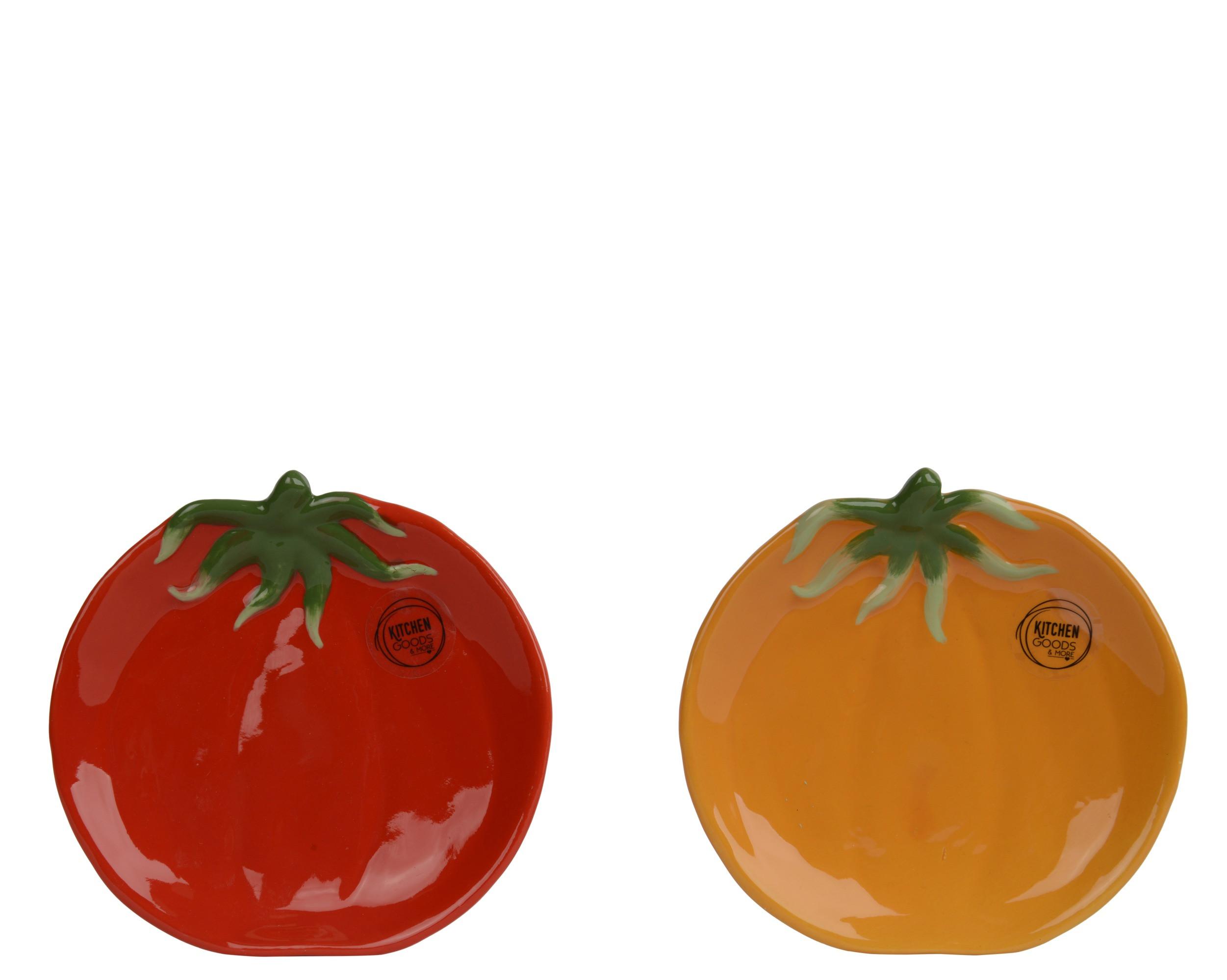 Tanjur Tomato - narančasta/crvena, Basics, keramika (16/15,5/2,5cm)