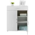 Mrk Komoda - aluminij/bela, umetna masa/leseni material (80/98/40cm) - Mömax modern living Mrk Komoda - aluminij/bela, umetna masa/leseni material (80/98/40cm) - Mömax modern living