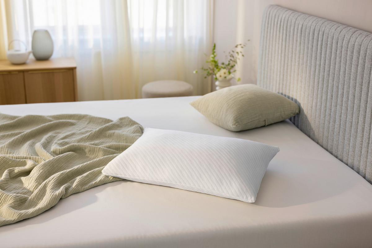 PODUSZKA POD KARK PRIMA - biały, Basics, tkanina (80/40/12cm) - Tempur