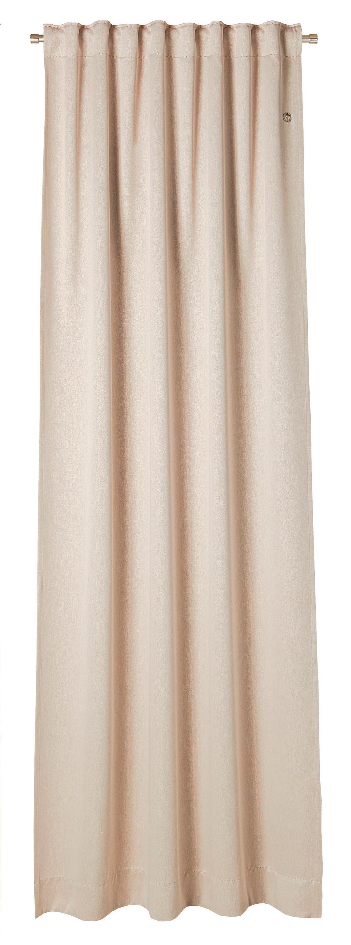 ZASŁONA GOTOWA J!PURE DIMOUT JOOP! - beżowy/kolor naturalny, Design, tkanina (130/250cm) - Joop!