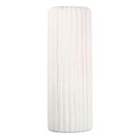Vase Fjord Weiß - Weiß, Basics, Keramik (16/46/16cm)