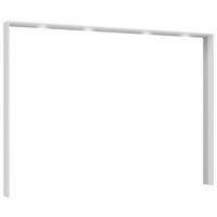 Okrasni Okvir Quadra, Bela, Osvetlitev - bela, Basics, leseni material (323/233/23cm) - Xora