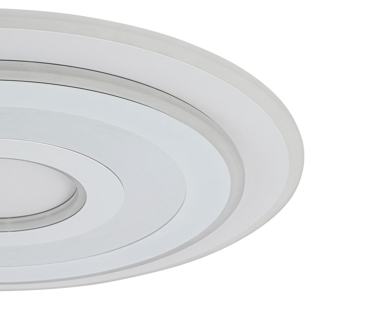 Plafonieră cu LED Birtu - alb, Modern, plastic/metal (49/4,3cm) - Mömax