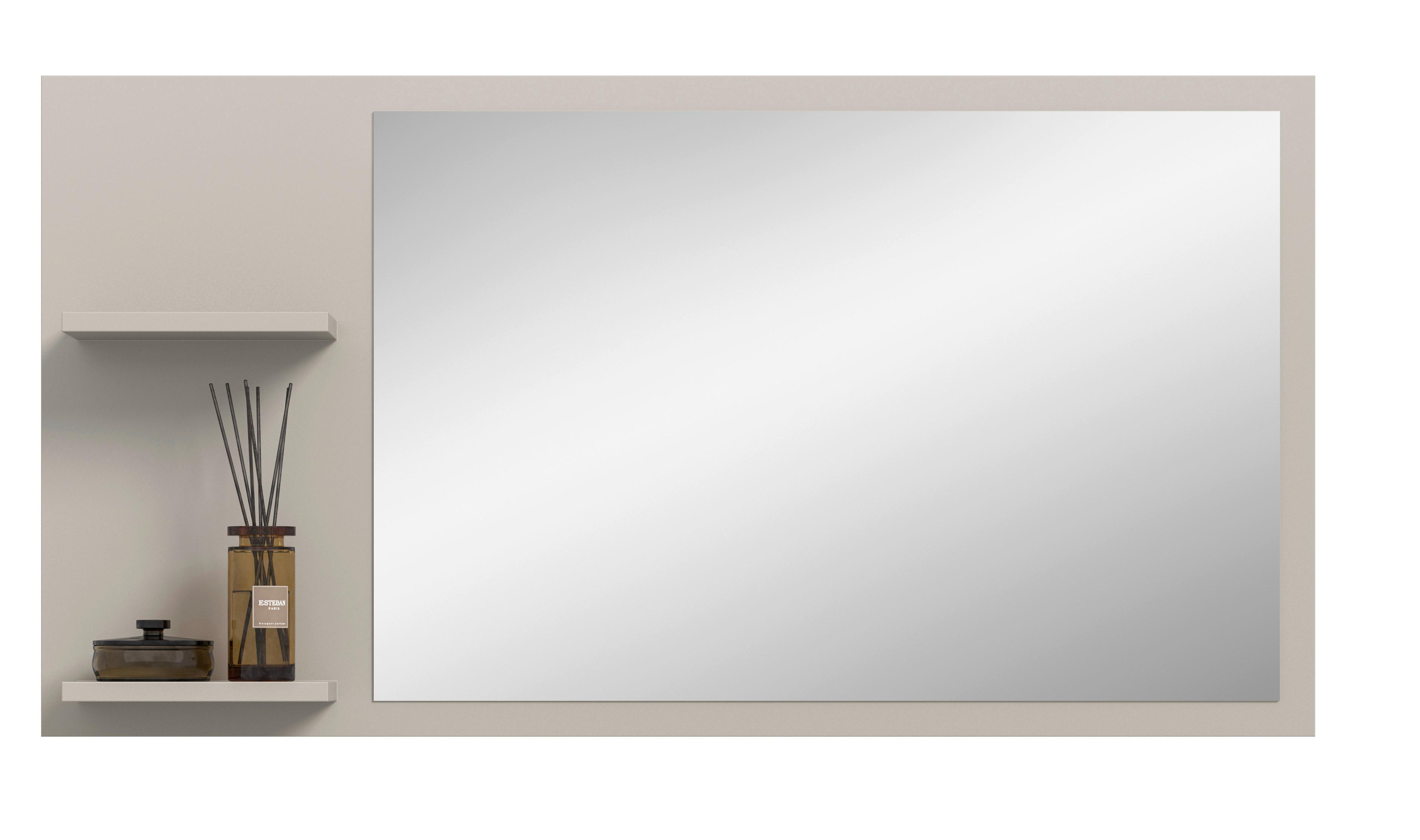 SPIEGEL STATION - Kaschmir, Design, Holzwerkstoff (106/55/16cm) - MID.YOU