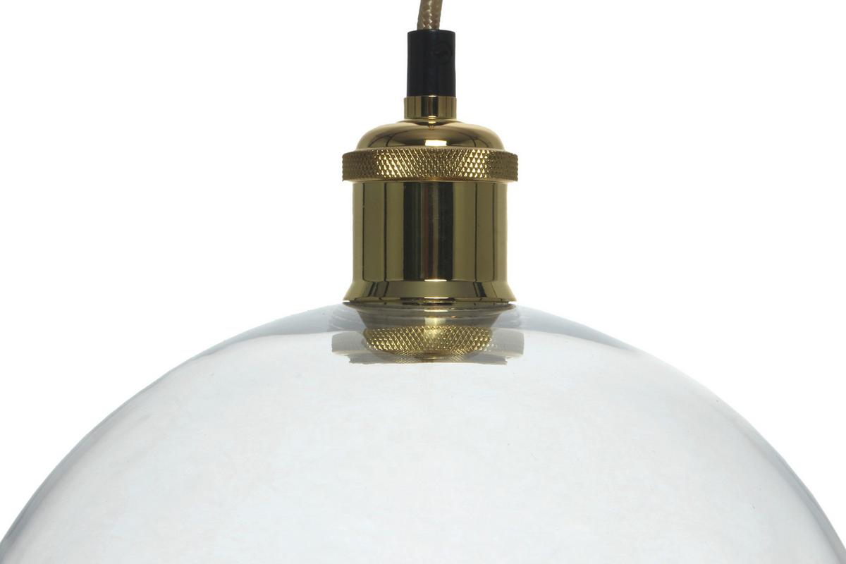 Hängeleuchte Natalie 125 Klar - Klar, Basics, Glas (26/26/32cm) - Kayoom
