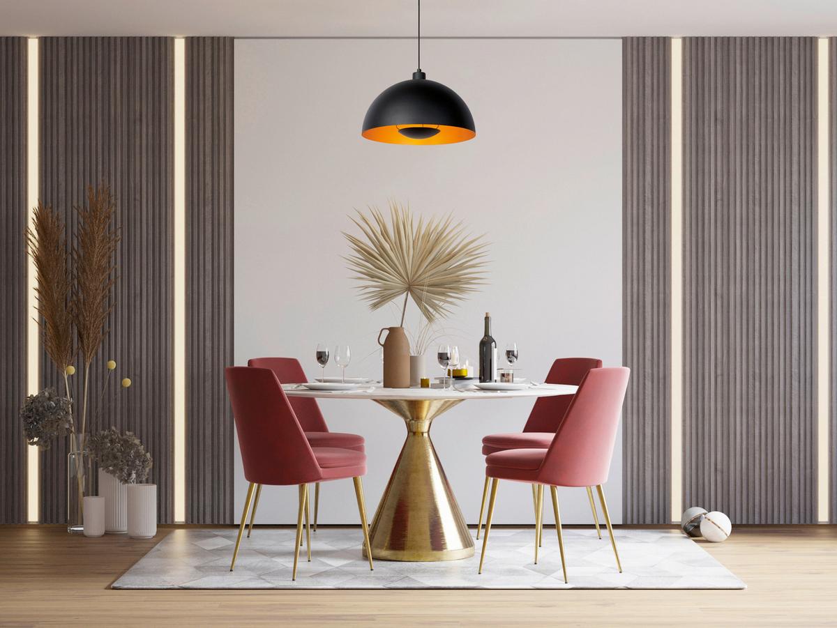 LAMPA WISZĄCA 45496/01/30 SIEMON - czarny, Design, metal (40/150cm) - Lucide