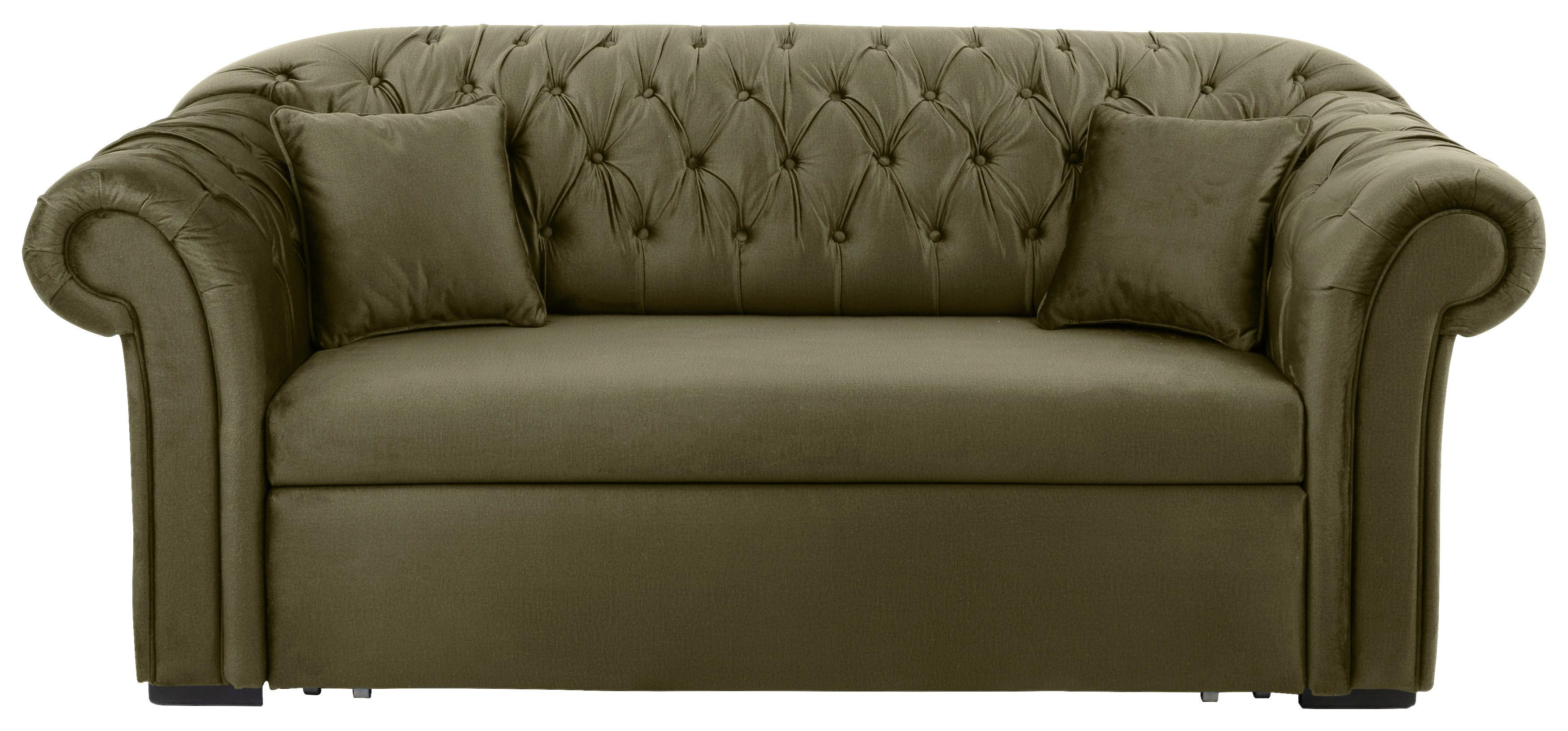 CANAPEA EXTENSIBILĂ CUPIDO - măsliniu, Design, textil (213/86/99cm) - Mömax