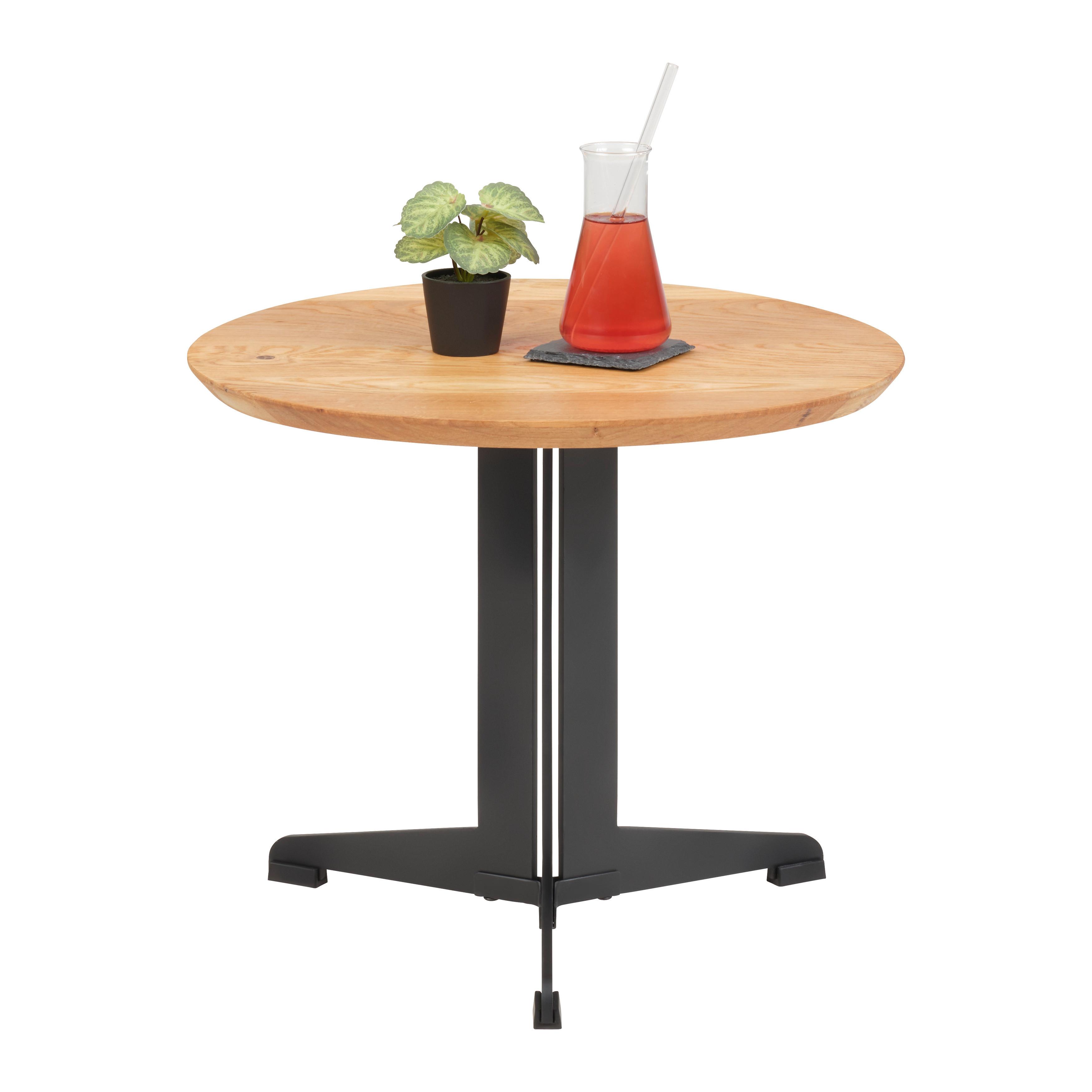 SOFFBORD MOMBASA 55 - naturfärgad, Klassisk, metall/trä (55/55/45cm) - Mömax