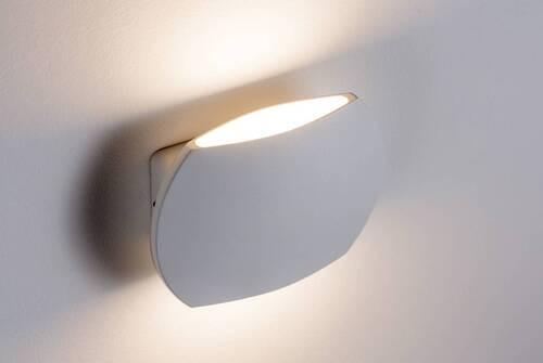 Wandleuchte Bocca in Weiß max. 2,73 Watt - Weiß, Design, Metall (10cm) - Paulmann