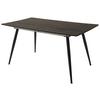 Raztegljiva Jedilna Miza Barbuda, 160-200 X 90 Cm - črna/barve hrasta, Moderno, kovina/leseni material (160-200/90/76cm) - MID.YOU