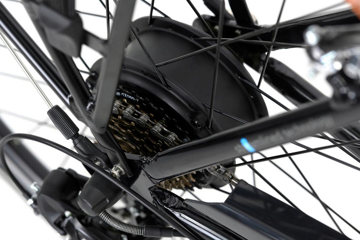 Elektrofahrrad Alu-city Herren Adore 28" 113e - Schwarz, Design, Metall - Atrigo