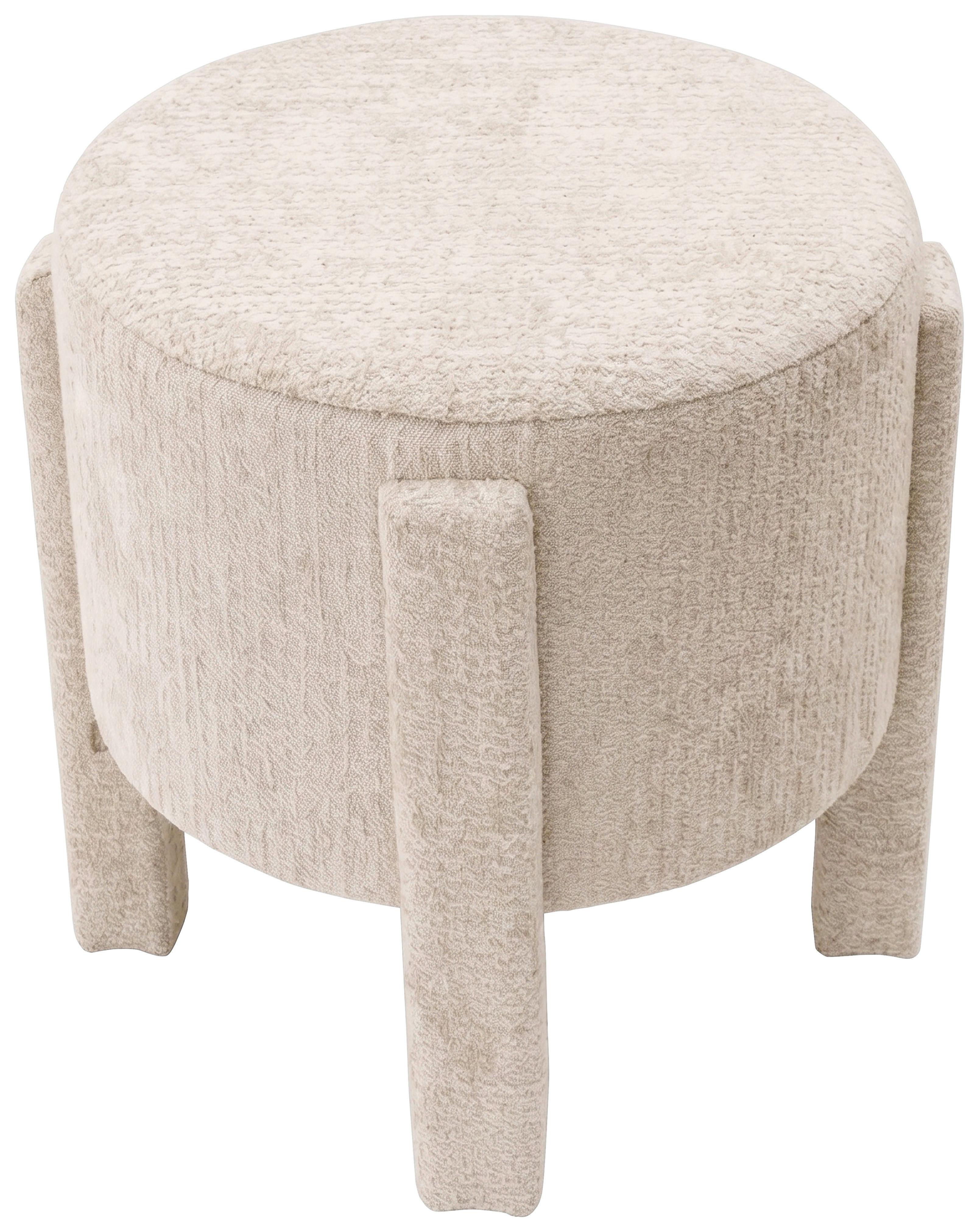 Ülőke Deho - bézs, Modern, textil/fa (39/38cm)