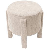 Ülőke Deho - bézs, Modern, textil/fa (39/38cm)