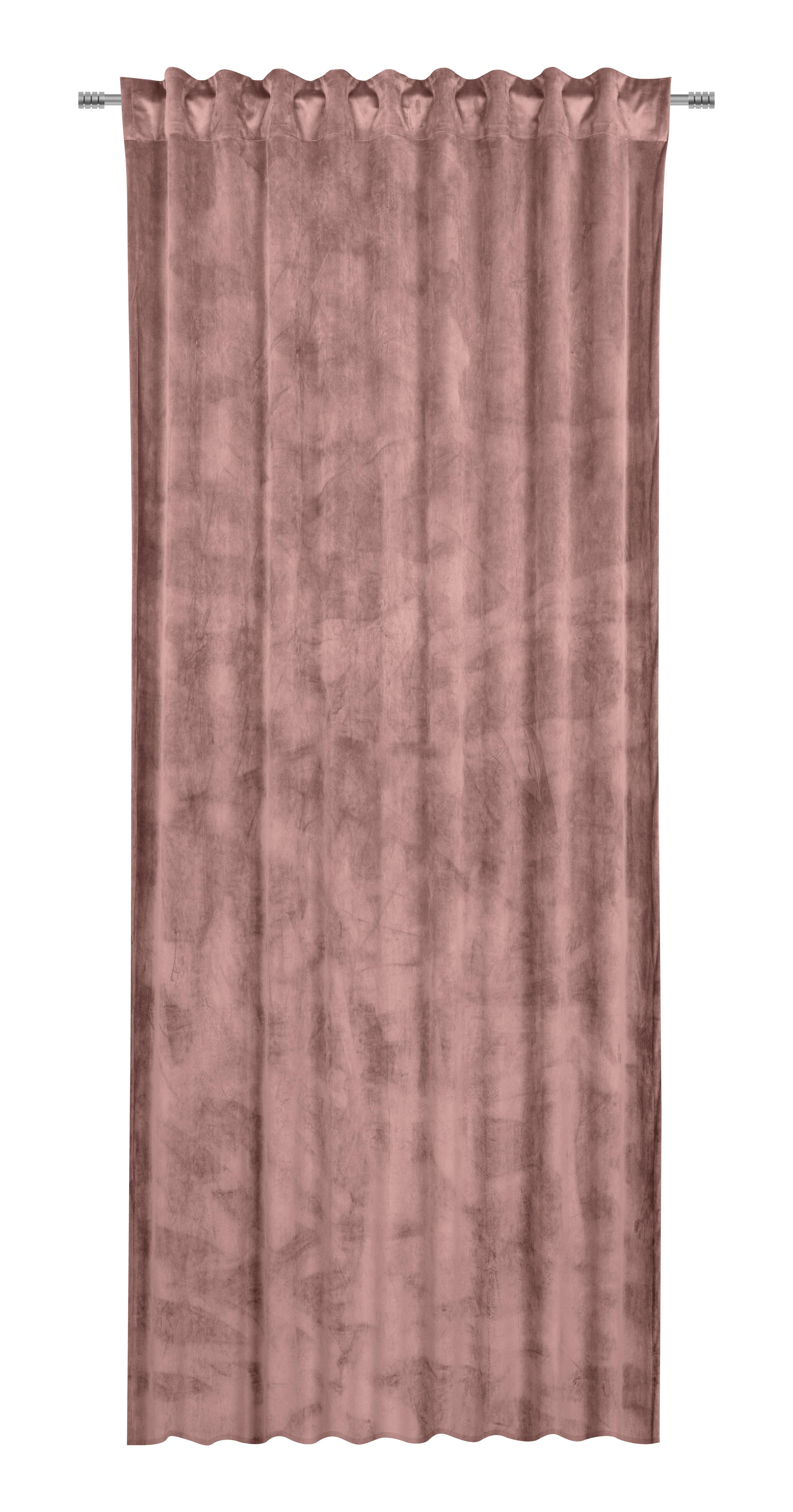 Gotova Zavjesa Viola - prljavo ružičasta, Konventionell, tekstil (140/245cm) - Premium Living