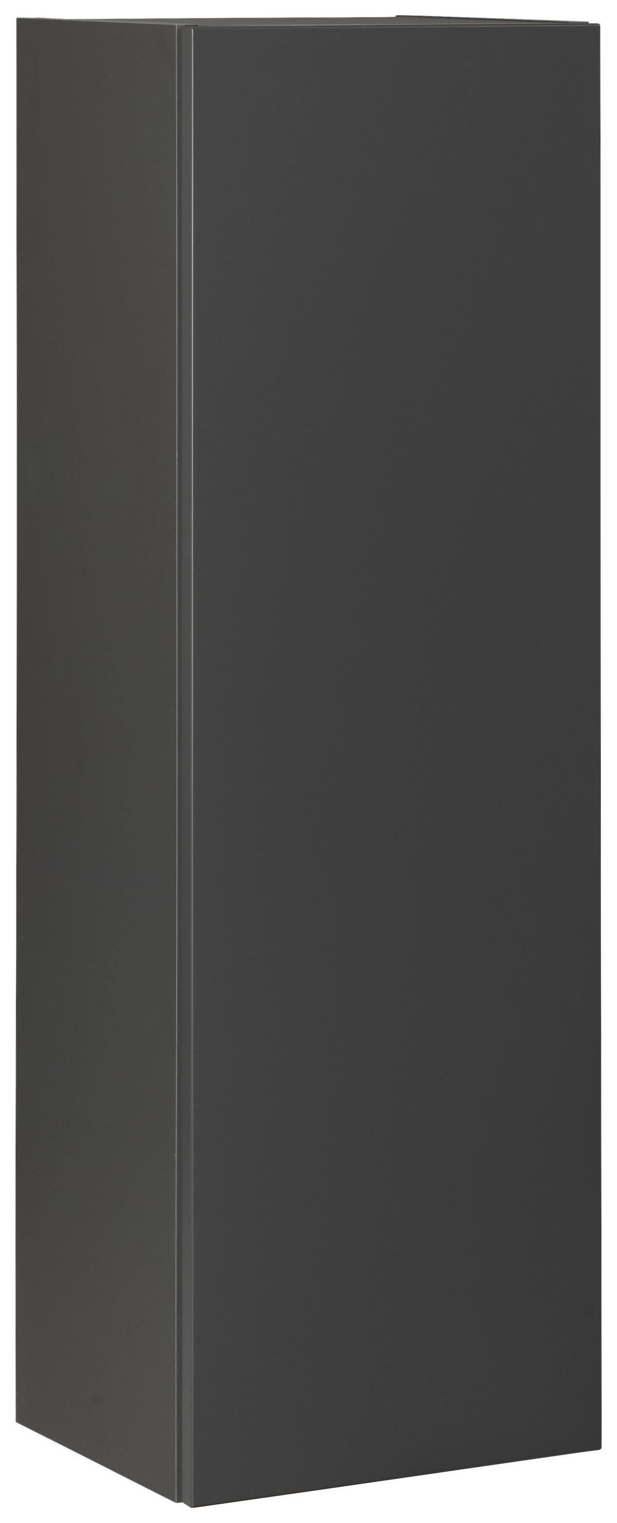 Hängender Midischrank "New Yor k", Grau B: 33 cm - Grau, MODERN, Glas/Holzwerkstoff (33/102/28,5cm) - MID.YOU