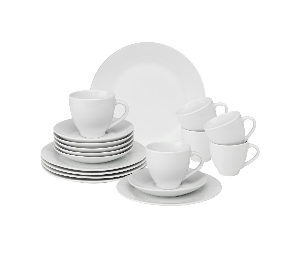 Kávéskészlet Kerstin - fehér, Konventionell, kerámia (27,3/16,0/23,2cm) - Based