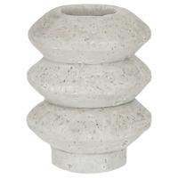 Kerzenhalter Gerry S Weiß - Weiß, Basics, Kunststoff (5/6,5cm) - Mömax