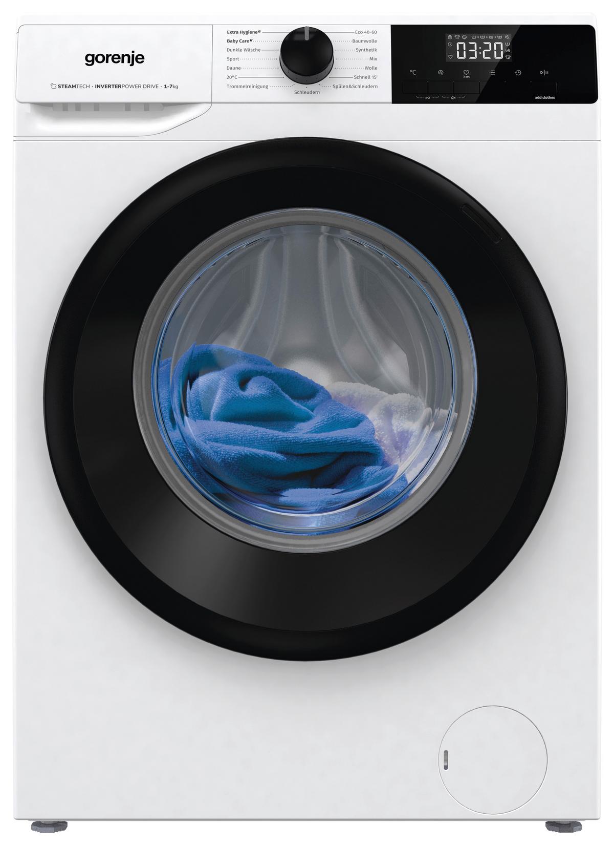 Waschmaschine WNHEI74SAPS, in Weiss - MODERN (59,5/85/47cm) - Gorenje