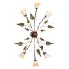 Deckenleuchte Miranda Bronze/Olivgün max. 6 Watt - Bronzefarben/Olivgrün, Natur, Glas/Metall (65/40/125cm)