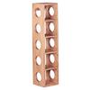 Weinregal Mumbai aus Holz Akazie ca. 15x70x15 cm - Akaziefarben, MODERN, Holz (15/70/15cm) - MID.YOU