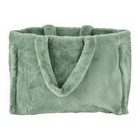 Bevásárlótáska Liz - bézs/jadezöld, textil (30/40cm) - Modern Living