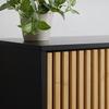 TV-BÄNK MADRID -EXKLUSIV- - svart/naturfärgad, Modern, metall/trämaterial (195/60/40cm) - Mömax