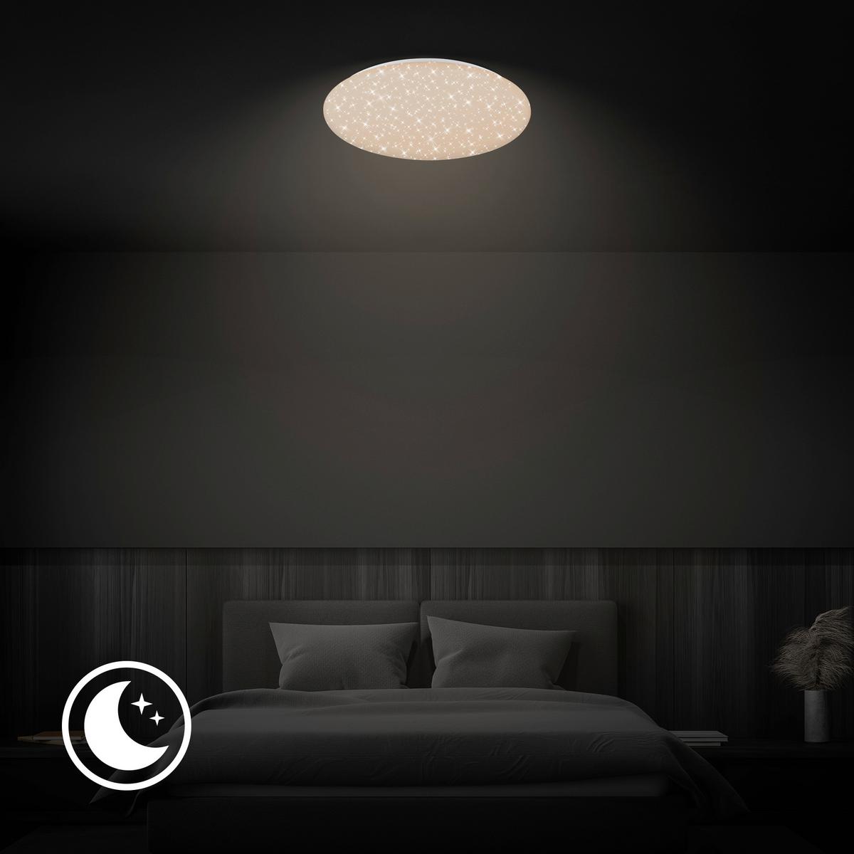 LAMPA SUFITOWA LED 3874016 VERB - biały, Basics, tworzywo sztuczne/metal (56/8.5cm)