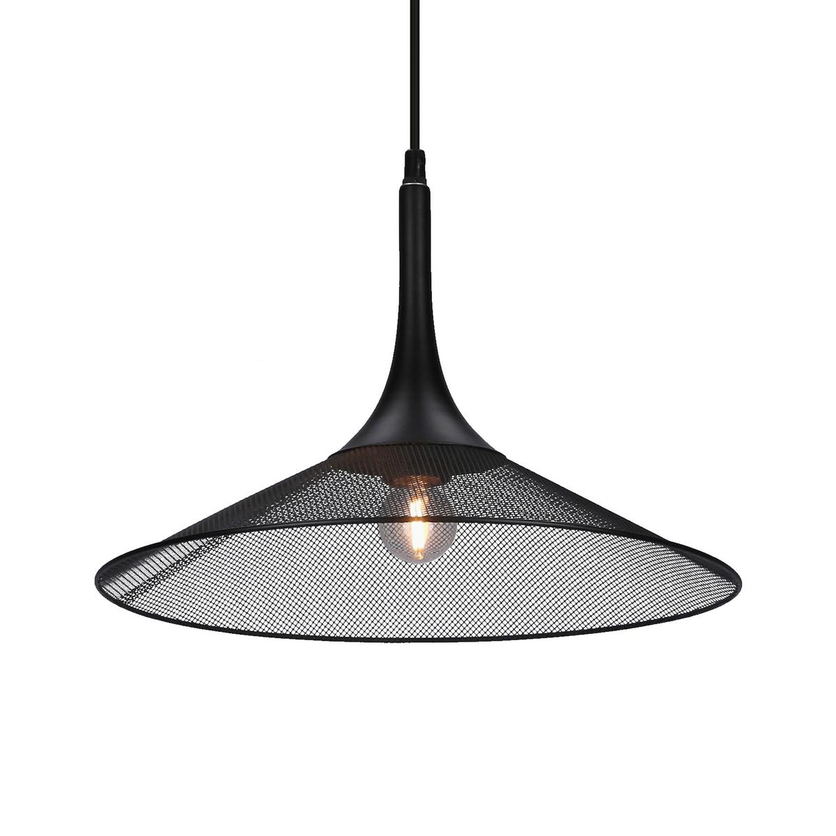Viseća Svjetiljka Kiruna - crna, Design, metal (36/36cm)