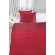 Bettwäsche Belinda ca. 200x200cm - Rot/Dunkelrot, Textil (200/200cm) - PREMIUM LIVING