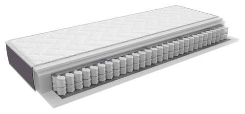 Vzmetnica Living Memo Pocket Lux, 90x200 Cm - črna/bela, Trendi, tekstil (90/200cm) - Nadana