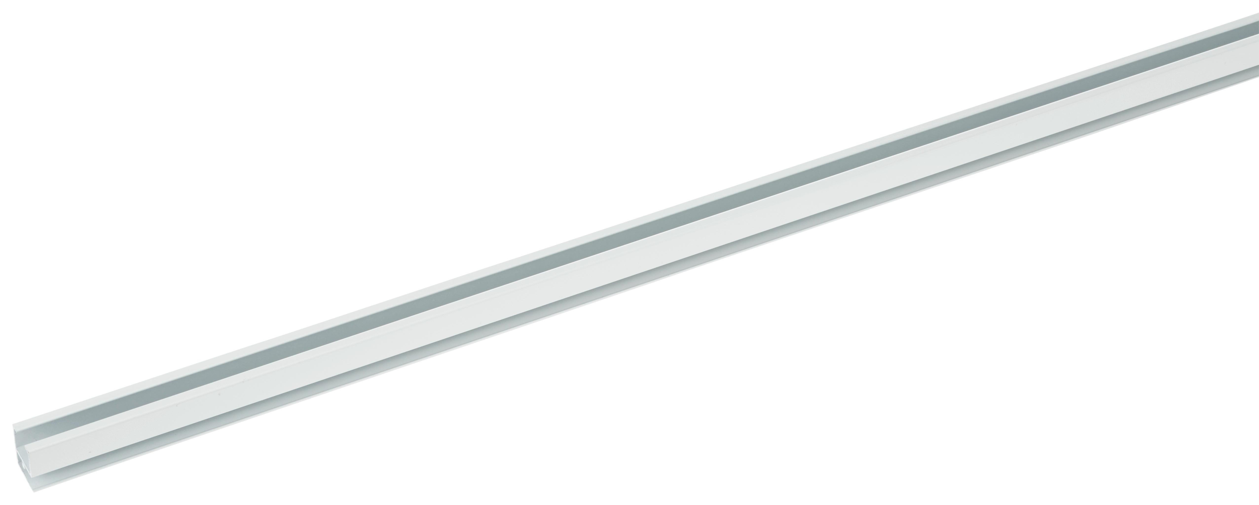 Vorhangschiene Style Weiss - Weiss, Metall (120cm) - Premium Living