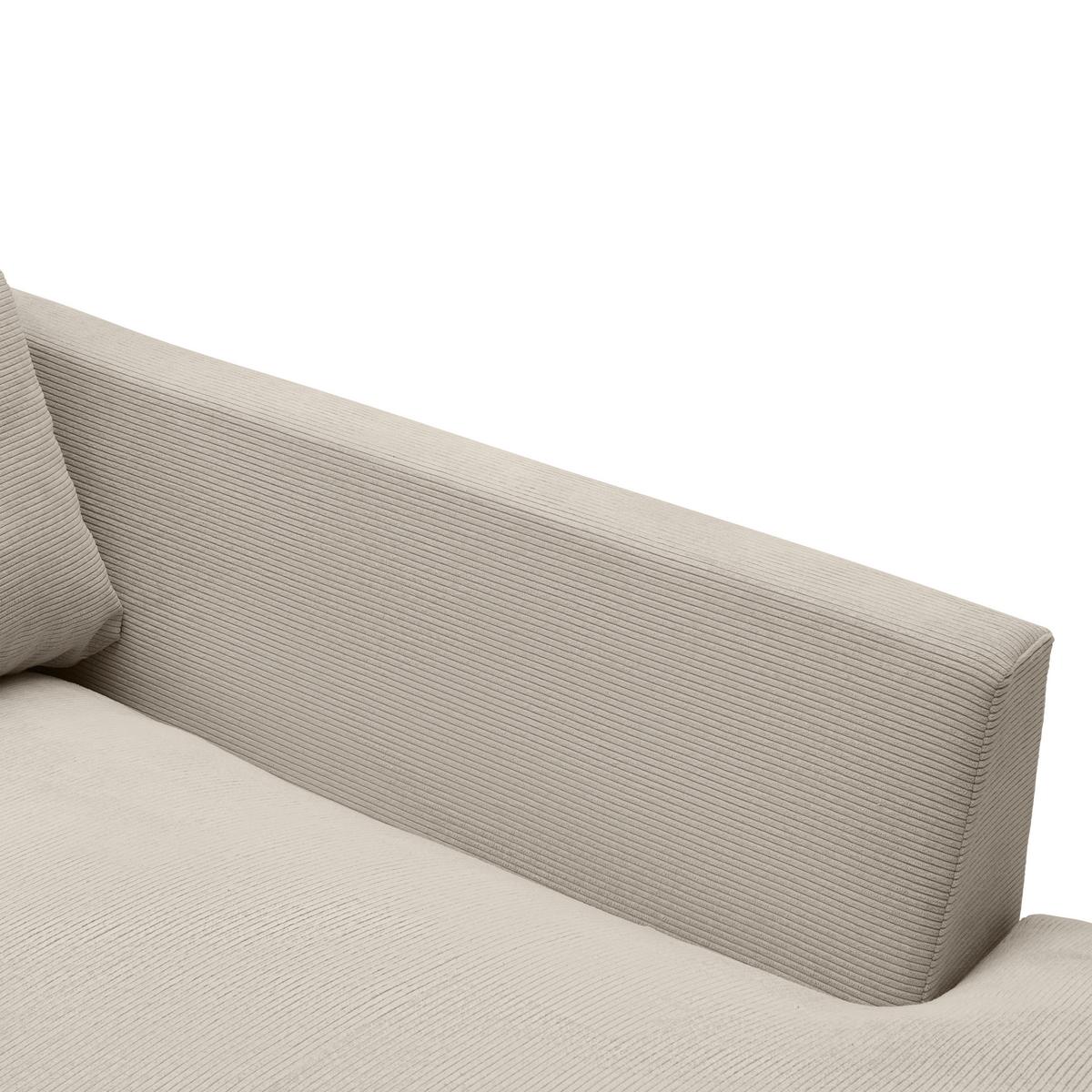 Kutna Garnitura Pedro - crna/taupe, Moderno, tekstil/plastika (300/190cm) - Mömax