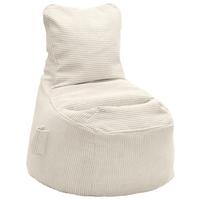 Sitzsack Cortona Cord Weiß - Weiß, MODERN, Textil (85/100/85cm) - Mömax