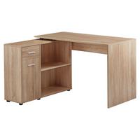 SCHREIBTISCHKOMBINATION WOHNLING - Sonoma Eiche, Modern, Holzwerkstoff (106,5/120/75,5cm) - MID.YOU