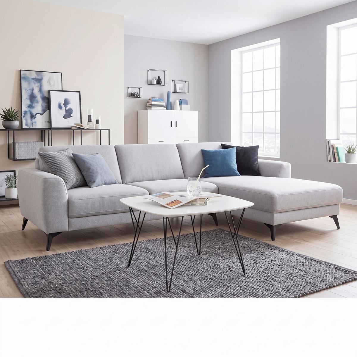 Klub Sto Percy - bela/crna, Moderno, metal/pločasti materijal (70/45/70cm) - Best Price