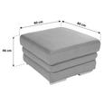 Tabure Victory - bež, Konvencionalno, tekstil (80/46/80cm) - premium living