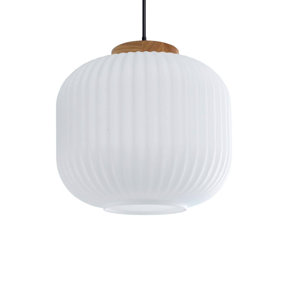 LAMPA WISZĄCA ANNA - biały, Trend, metal/drewno (84.5/20/120cm) - Collett's Monde