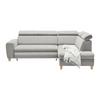 Ecksofa Lugo Hellgrau - Hellgrau, MODERN, Holz/Kunststoff (266/98/205cm) - Mömax
