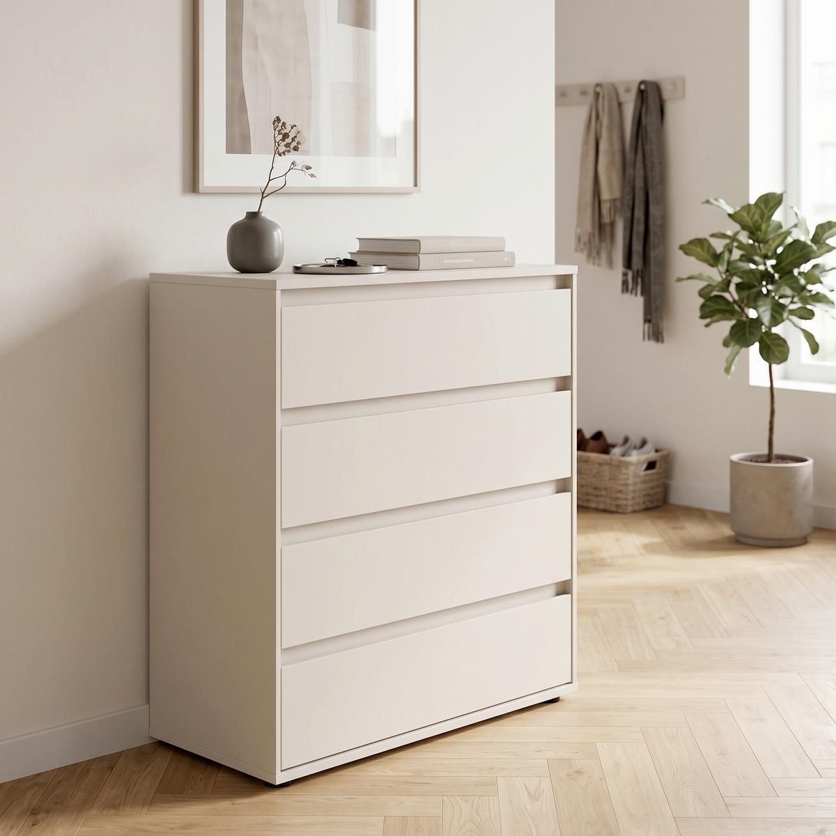 Komoda Zapato - kašmir, Moderno, drvni materijal/plastika (75/85/35cm) - Modern Living