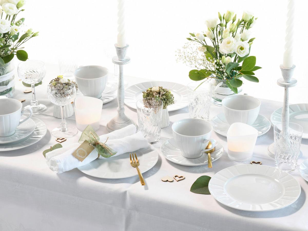 Kavni Servis Barcelona, 18-Delni - bela, Basics, keramika - Creatable