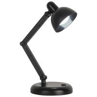 LAMPA STOŁOWA LED SCHWANK - czarny, Modern, tworzywo sztuczne (12,5/34cm) - Modern Living