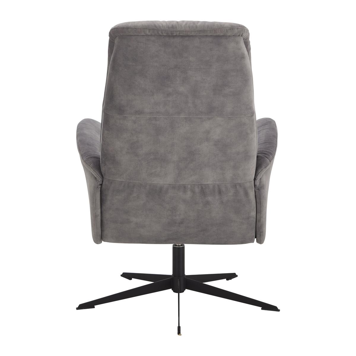 Relaxsessel York in Grau - Grau, Modern, Textil/Metall (74/106/74cm) - Mömax