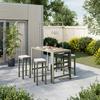 UTEMÖBLER SET NELLI 2 - beige/grön, Modern, metall/textil (80/157/209cm)