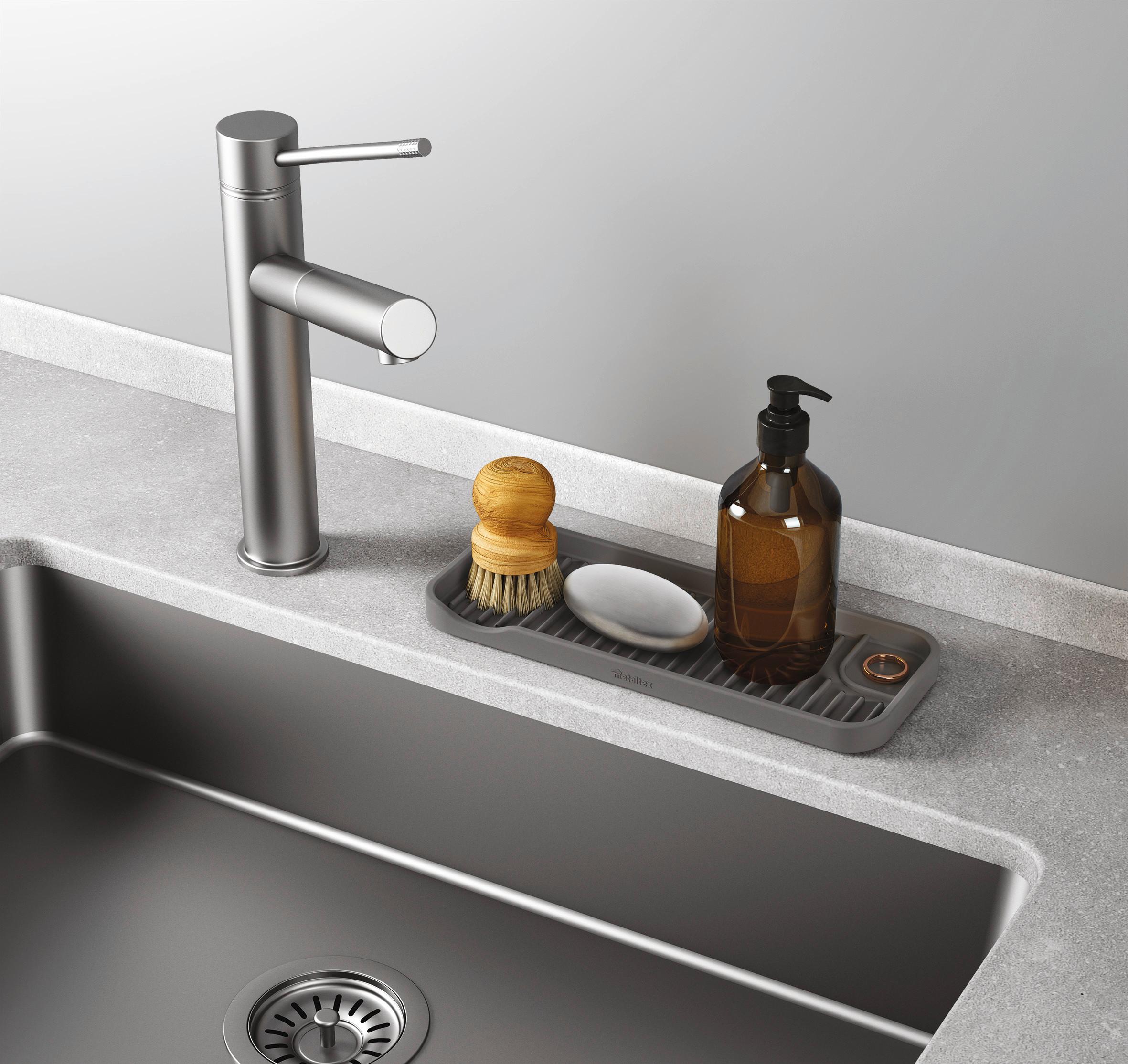 Mosogató Melletti Rendező Tidy-Mat - (22,5/9/1,8cm) - Metaltex