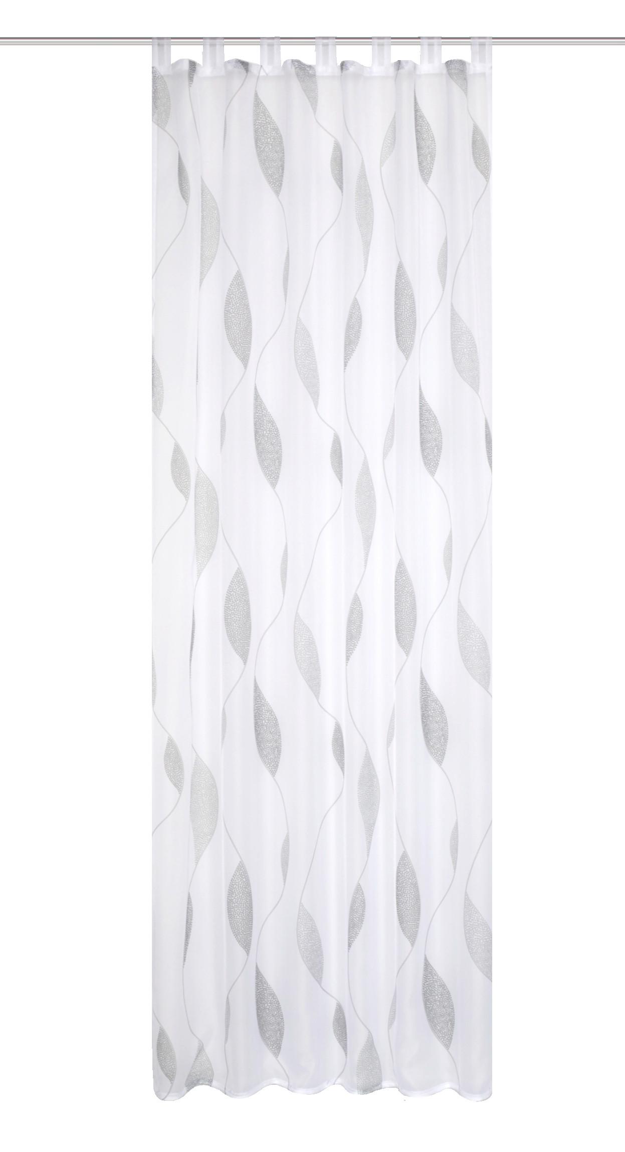 Schlaufenvorhang Paolo Grau/Taupe ca. 140x145cm - Taupe/Grau, KONVENTIONELL, Textil (140/145cm) - Schmidt W. Gmbh