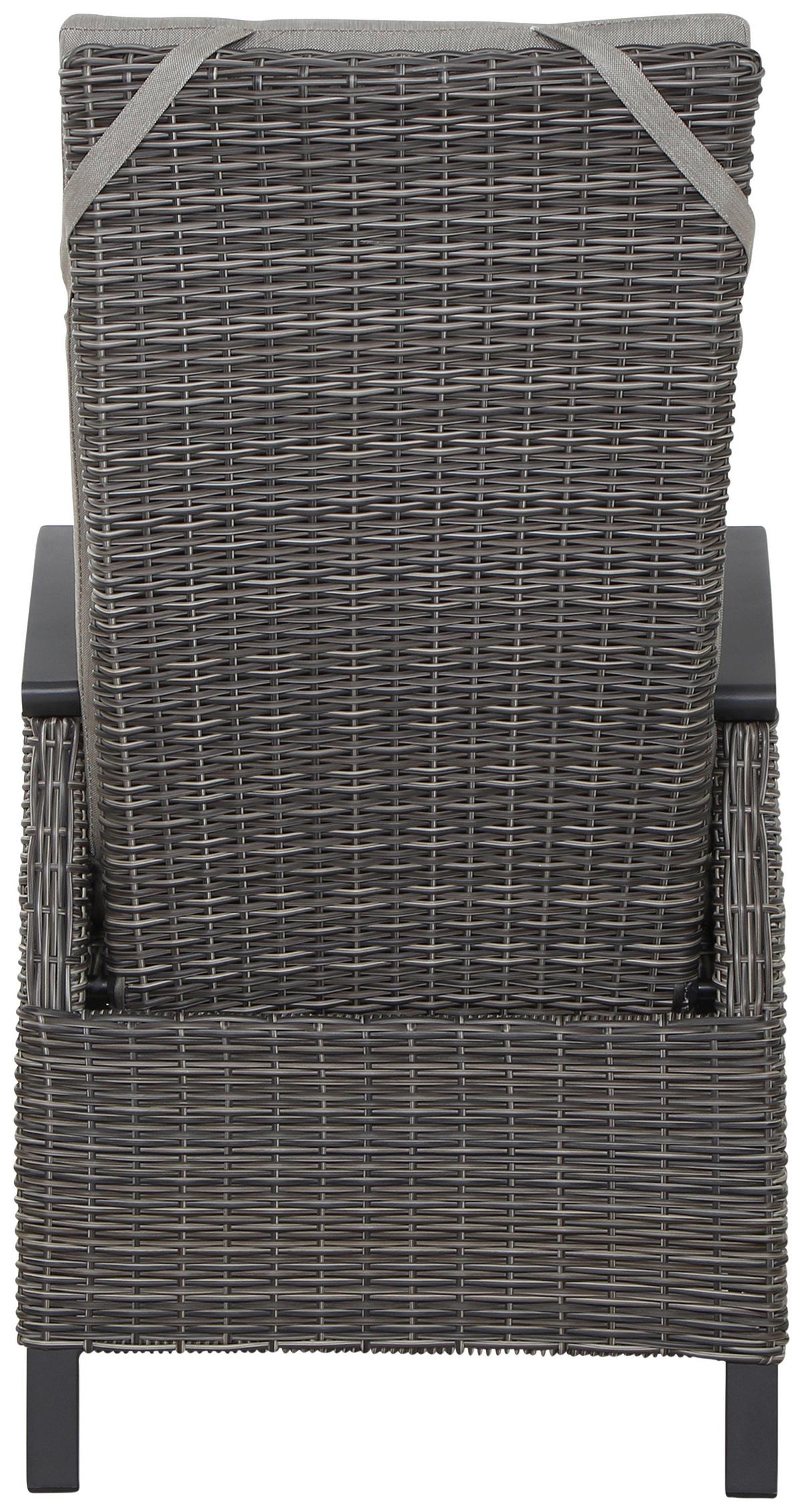Loungegarnitur Corido 4-tlg. Grau - Grau, Basics, Keramik/Kunststoff (72/103/160cm) - Siena Garden