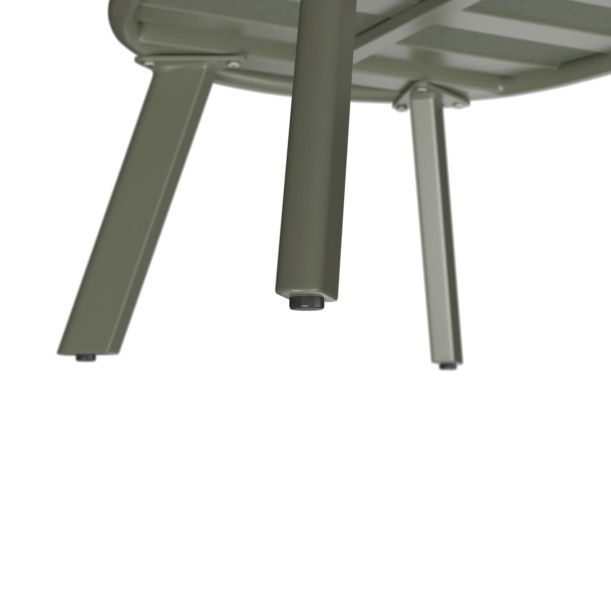 FOTEL TARASOWY KATO GRÜN - zielony, Design, metal/tkanina (83/77/82cm) - Ambia Garden