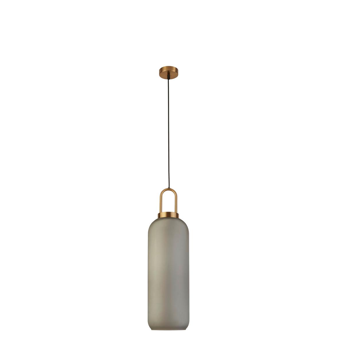 Függőlámpa Pipette 46641-1ac - sárgarézszínű, Konventionell, üveg/fém (15/136cm)
